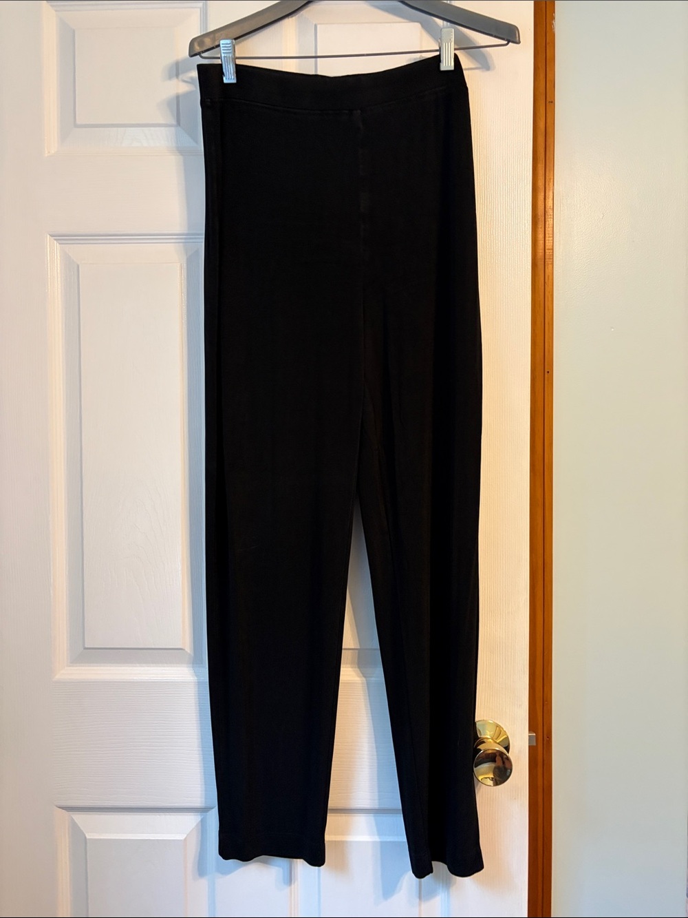 Chico's Traveler’sBlack Straight-Leg Ponte Pants